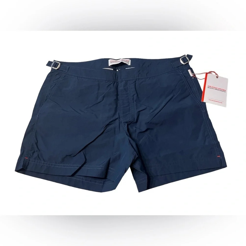 NWT Orlebar Brown Setter Swim Shorts Navy Blue